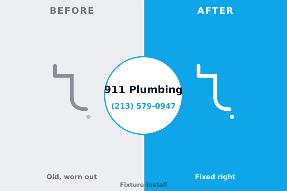 Before and after: plumbing company Springfield, OR